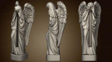 3D model Full-length grieving angel (STL)