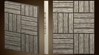 3D model Wood floor.2x3.a.internal.ckit (STL)