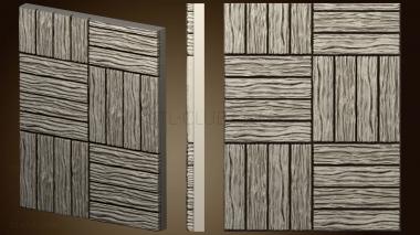 3D model Wood floor.2x3.b.internal.ckit (STL)