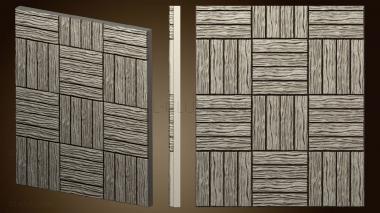 3D model Wood floor.3x4.b.internal.ckit (STL)