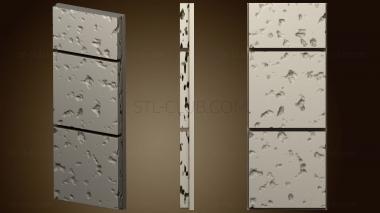 3D model Cut stone wall.floor.inch.1x3 (STL)