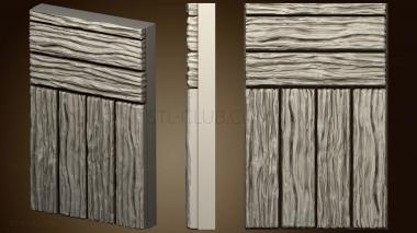 3D модель Деревянный пол.1x2.b.внутренний.ckit (STL)