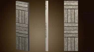 3D model Wood floor.1x4.b.internal.ckit (STL)