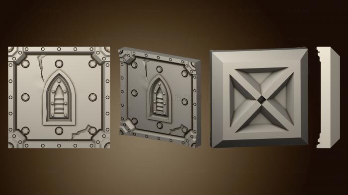 3D model Citybuilders Parts 1x1 imperial floor tile 8 (STL)