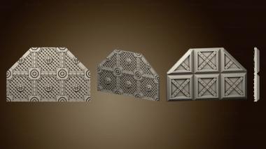 3D мадэль Детали Citybuilders 1x3 решетки с восьмиугольным расширением (STL)