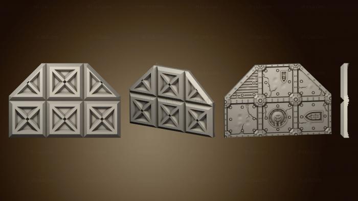 3D мадэль Детали Citybuilders 1x3 imperial floor с восьмиугольным расширением (STL)