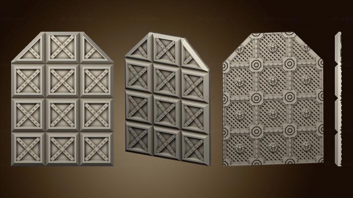 3D model Citybuilders Parts 3x3 grates w octagon extension (STL)