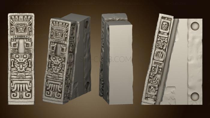 3D мадэль Двойные Боковые стенки Tlachtli Decofront Ring Space (STL)