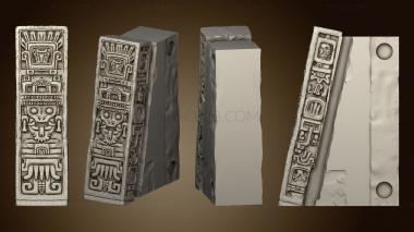 3D модель Двойные Боковые стенки Tlachtli Decofront (STL)