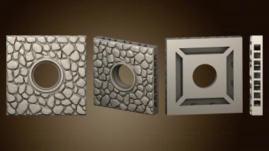 3D model E Cobblestone Corner 06 (STL)