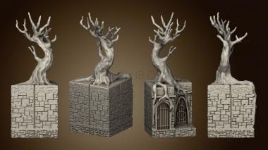 3D model hy ground 1crown s crypt with tree v2 m (STL)