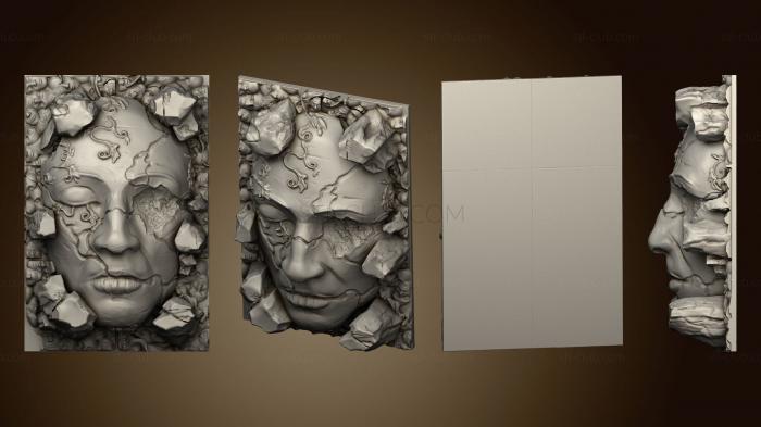 3D model Kingdom Death Terrain V2 Giant Stone Face 2 (STL)