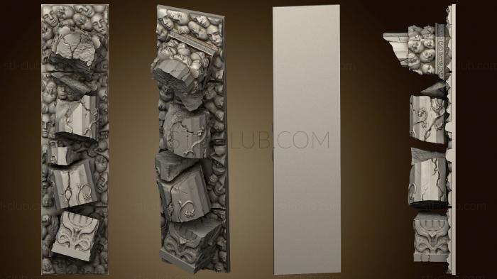 3D model Kingdom Death Terrain V2 Toppled Pillar 2 (STL)