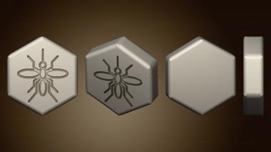 3D model Mosquito Light Brown v2 (STL)