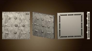 3D мадэль Природная Напольная плитка Desert Tile 4x4 B (STL)