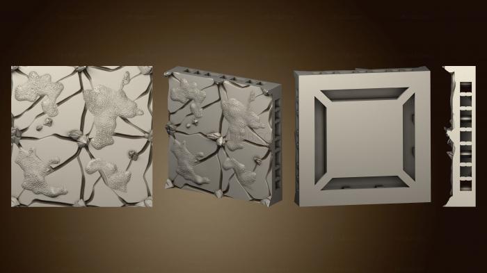 3D модель Натуральная Напольная плитка Froands Tile 2x2 A (STL)