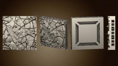 3D мадэль Напольная плитка Nature Wasteland Tile 2x2 B (STL)
