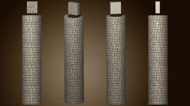 3D model scenery rollers 19 ladrillos cuadrados rotos (STL)