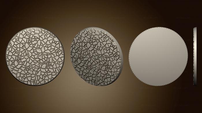 3D модель Где стоят легенды каменная плита 100 мм круглая плоская s (STL)