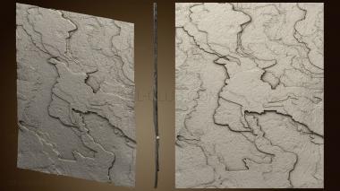 3D model Relief panel (STL)