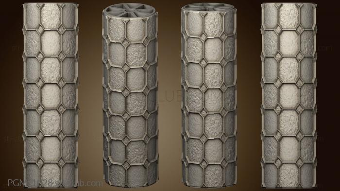 3D model Texture Rollers Stamp Square Tiles (STL)