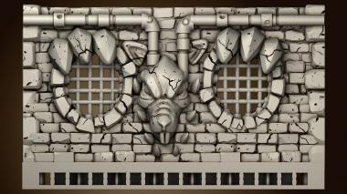 3D model Decembre Sewers Tamara Wall Tiles Walls in (STL)