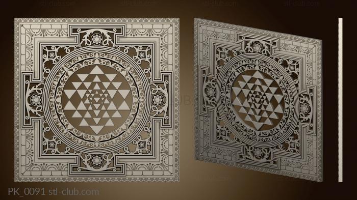 3D model Openwork panel (STL)