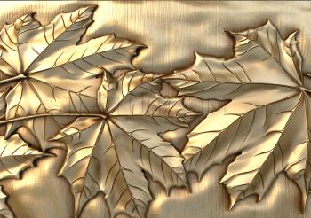 3D model Maple leaves (STL)