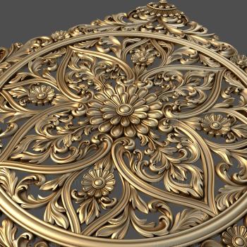 3D model 3d stl model of decorative panel, east, openwork carving (STL)