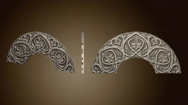 3D model Carved arch panel (STL)
