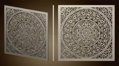 3D model Carved panel (STL)