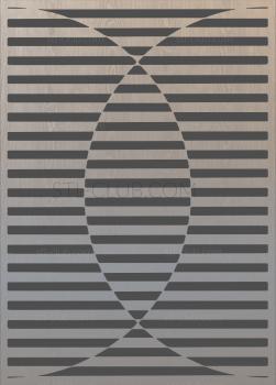 3D model Striped stained glass window (STL)