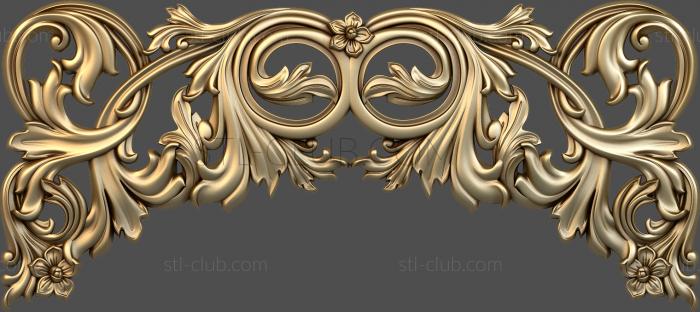 3D model 3d stl model of a church panel (STL)