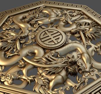 3D model Chinese coin (STL)