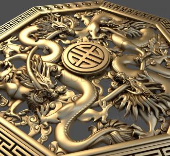 3D model Chinese coin (STL)