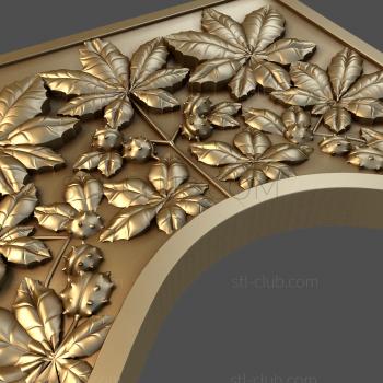 3D модель Каштановые листья (STL)
