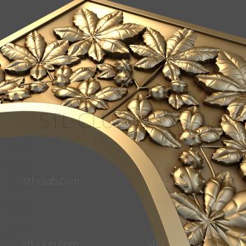 3D модель Каштановые листья (STL)