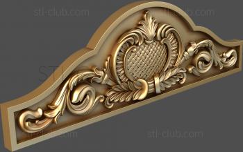 3D model Medallion and plumes (STL)