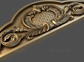 3D model Medallion and plumes (STL)