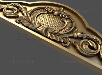 3D model Medallion and plumes (STL)