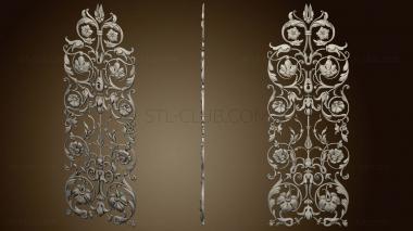 3D model Panel carved Slotted (STL)