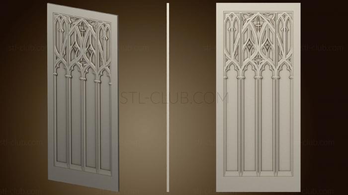 3D model Cover plate in the Gothic style (STL)