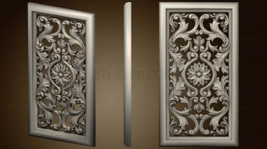 3D model Carved vertical panel (STL)