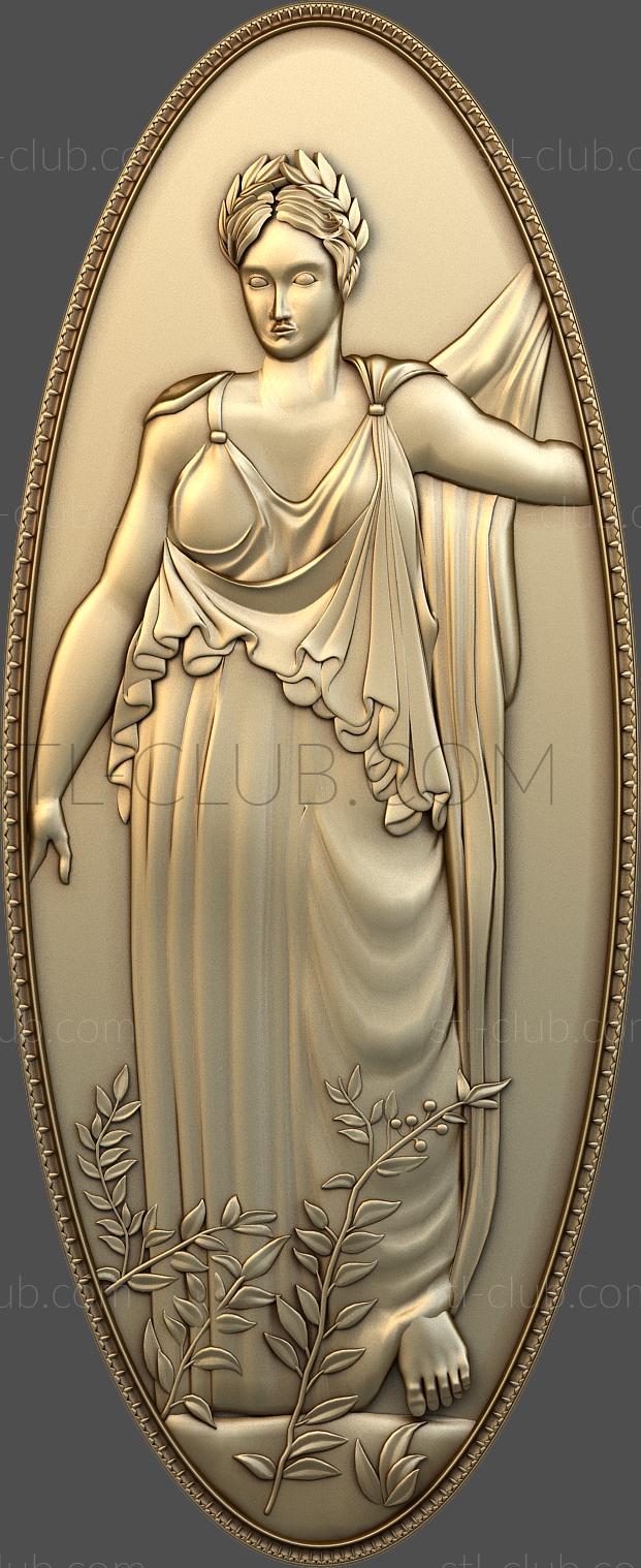 3D model Greek goddess (STL)