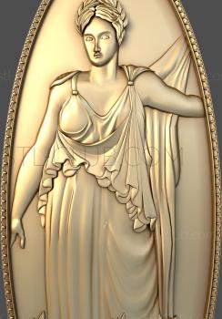 3D model Greek goddess (STL)