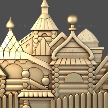 3D модель Деревянные домики (STL)