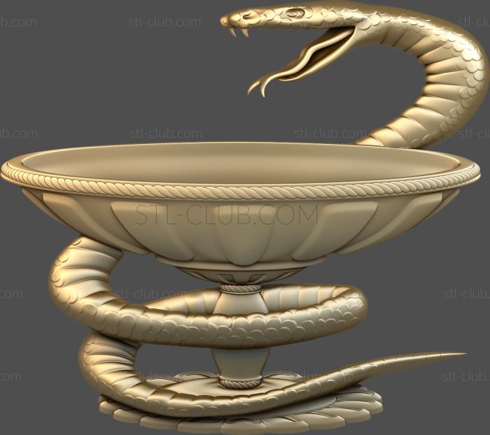 Snake and bowl