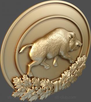 3D model Wild boar (STL)