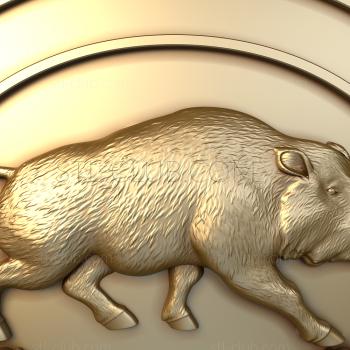 3D model Wild boar (STL)