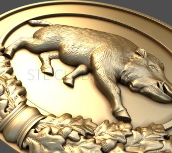 3D model Wild boar (STL)